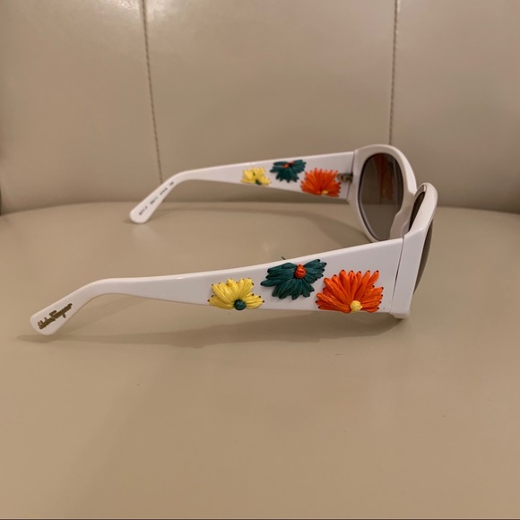 Salvatore Ferragamo Floral Designer Sunglasses - Picture 2 of 4